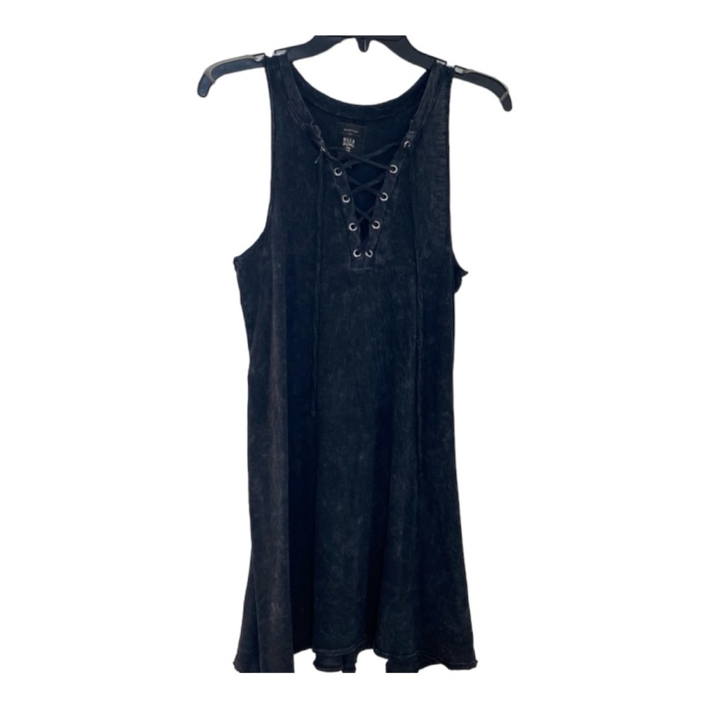 Billabong Blue Tie-Dye Muscle T-Shirt Dress. Sz S